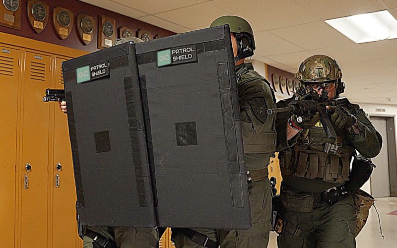 Next gen GC Patrol Shield verified to stop 1-inch edge shots
