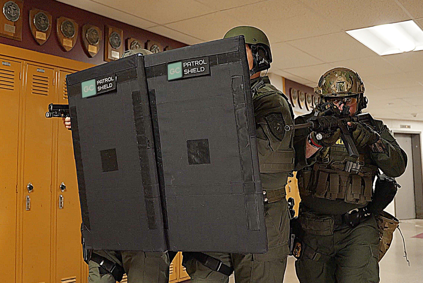 Next gen GC Patrol Shield verified to stop 1-inch edge shots